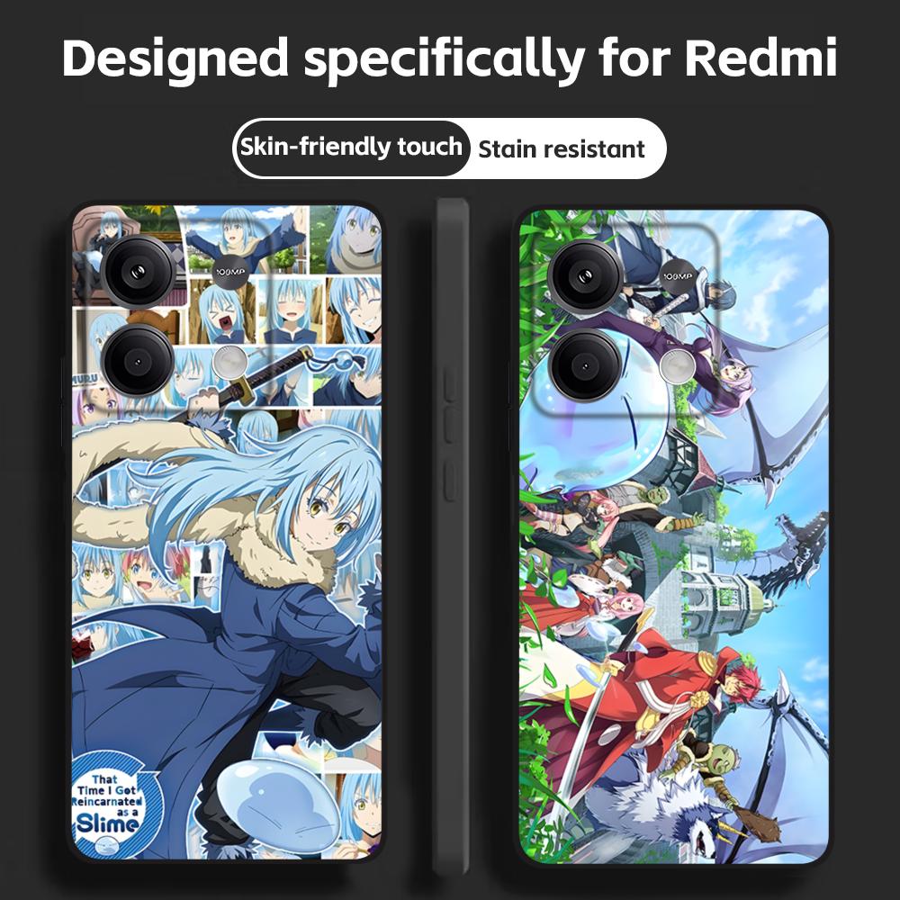 Xiaomi Redmi Note 13 - Slime anime rimuru tempest caso de