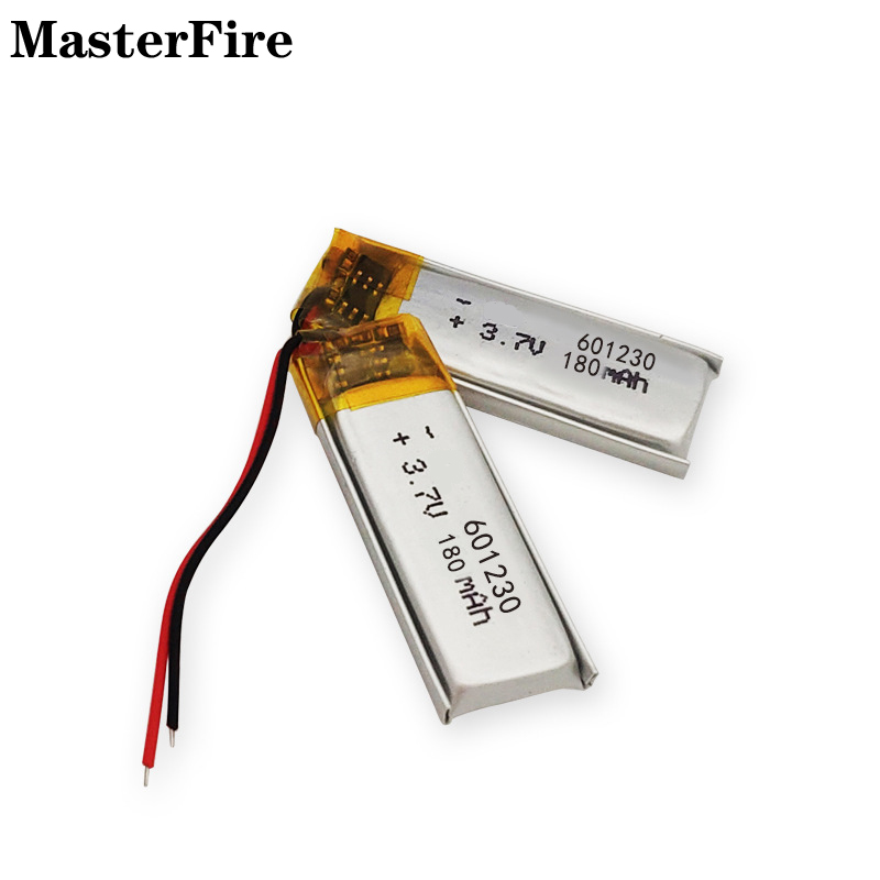 Smartwatch X12 - 2-10PCS 601230 3.7V 180mAh Bateria Recarregável