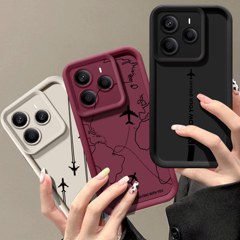 Xiaomi Redmi Note 13 - Capa de Silicone Macia TPU com