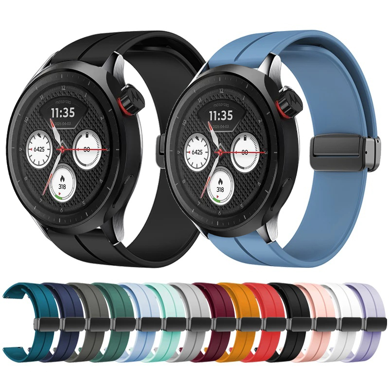 Motorola Smartwatch Accessories - Pulseira Magnética Dobrável para Motorola Moto