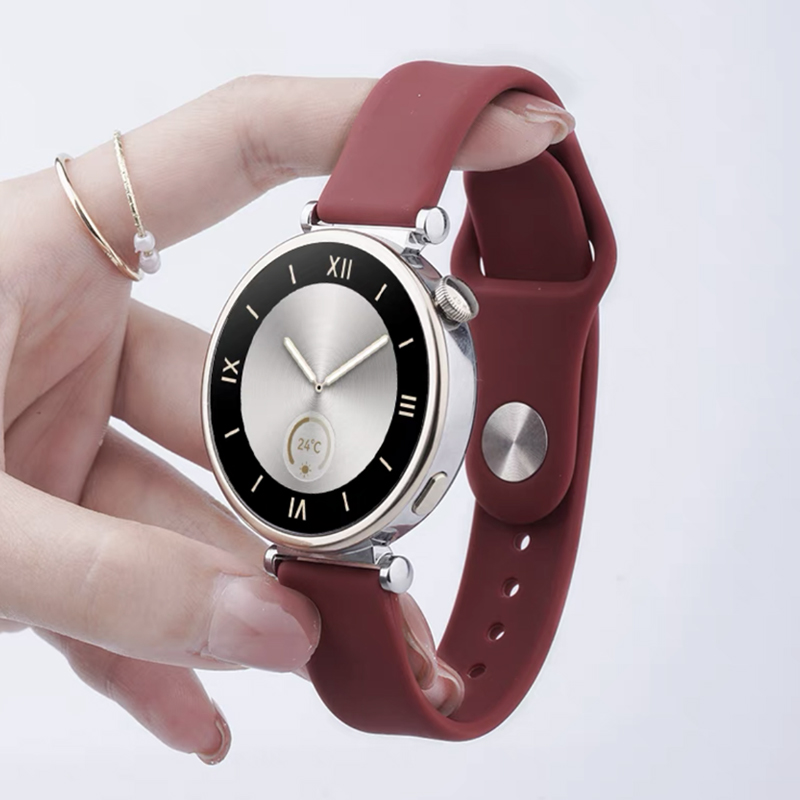 Titan Smartwatch Accessories - Pulseira de silicone de 18mm para