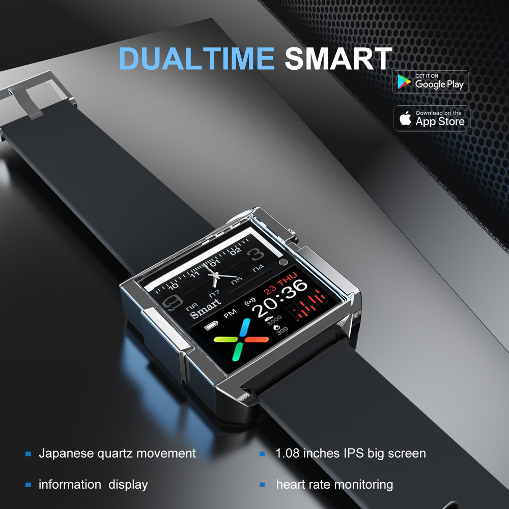 Smartwatch híbrido T9 com moni - Smartwatch Custom avaliação e preço
