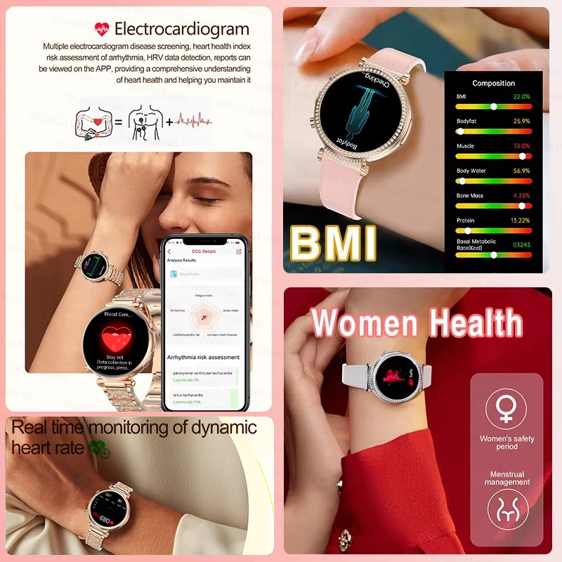 Novo relógio inteligente de 1. - Smartwatch Custom avaliação e preço