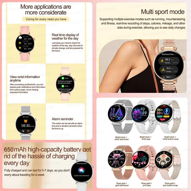 Novo relógio inteligente de 1. - Smartwatch Custom avaliação e preço