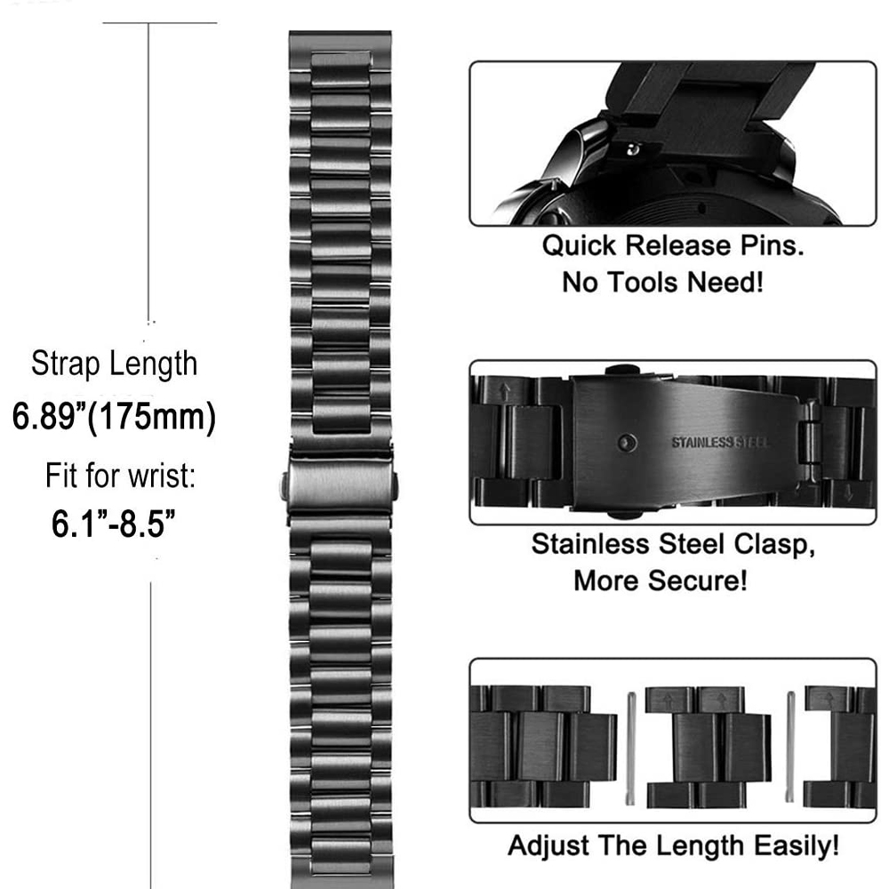 Pulseira de aço para huawei re - Titan Smartwatch Accessories avaliação e preço