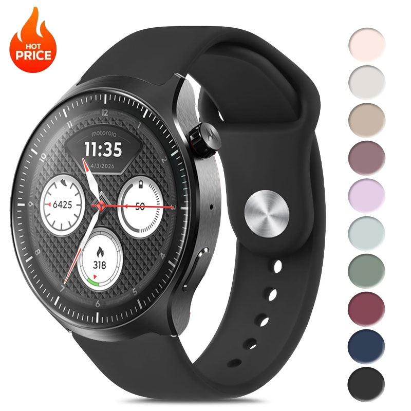 Pulseira de relógio de 20 mm e - Motorola Smartwatch Accessories avaliação e preço