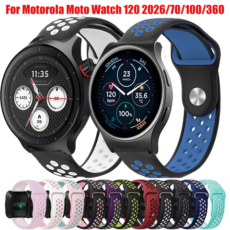 Pulseira respirável de substit - Motorola Smartwatch Accessories avaliação e preço